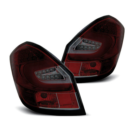 LED BAR Rücklichter Rot Rauch passend für Skoda Fabia II 07-06.14