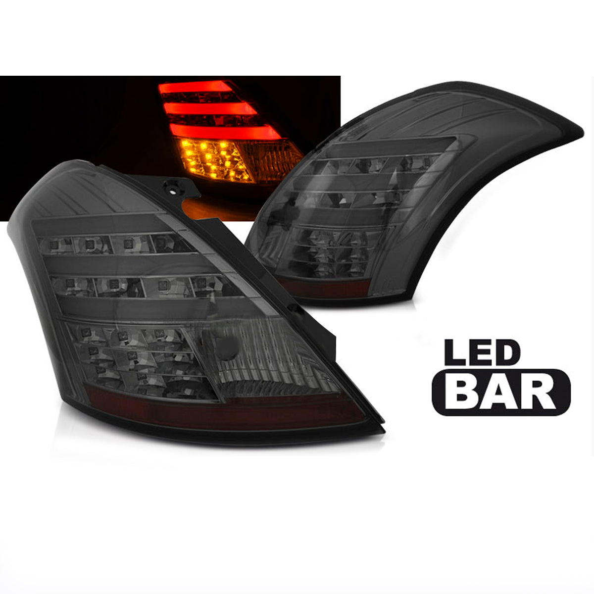 Rücklichter Suzuki Swift V 10- Rauch LED Leiste