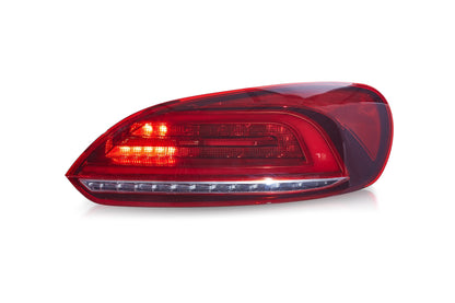 Voll-LED Dynamische Rote Rücklichter passend für VW Scirocco 2008-2014
