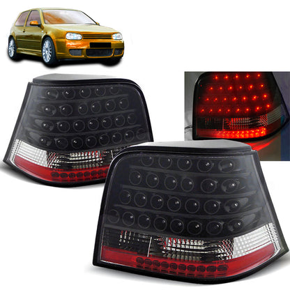 LED Rücklichter Schwarz passend für VW Golf 4 09.97-09.03