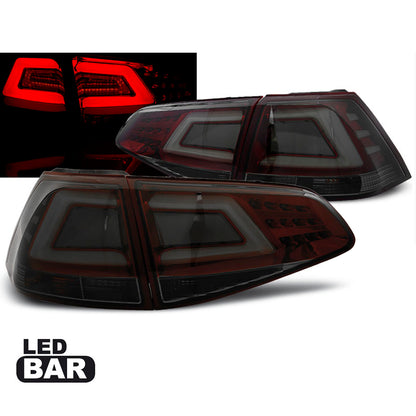 LED BAR Rücklichter Rot Rauch passend für VW Golf 7 13-17