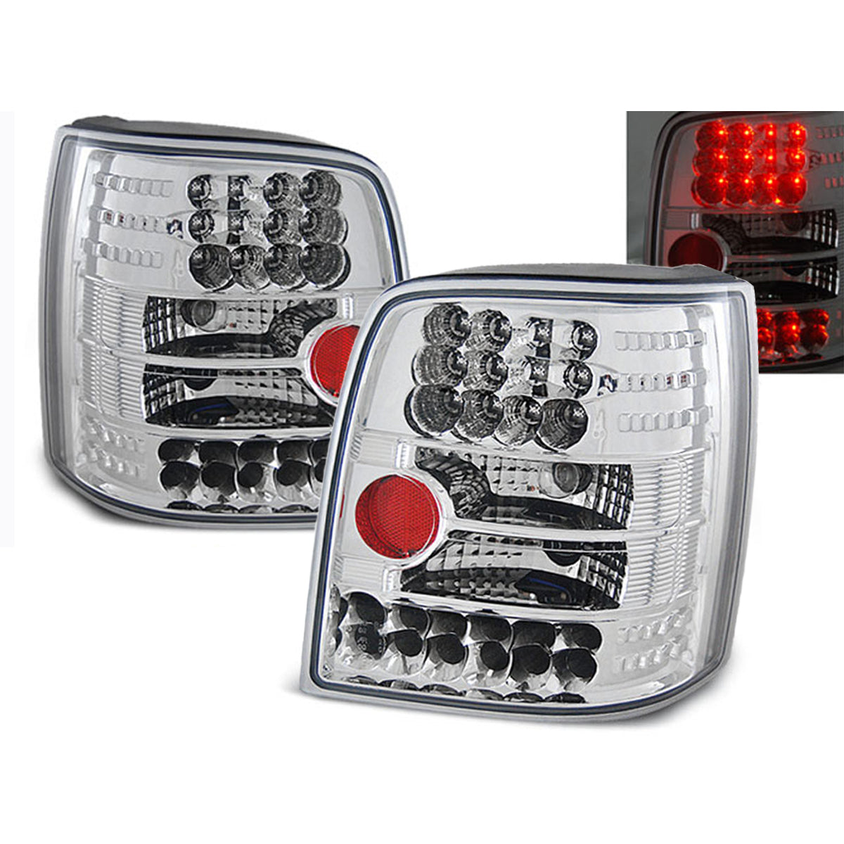 LED Rücklichter Chrom passend für VW Passat B5 11.96-08.00 Variant