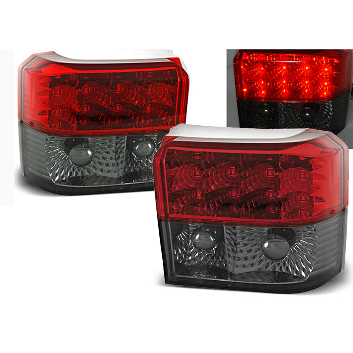 LED Rücklichter Rot Rauch passend für VW T4 90-03.03