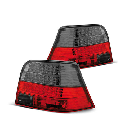 LED Rücklichter Rot Rauch passend für VW Golf 4 09.97-09.03
