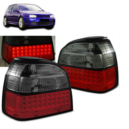 LED Rücklichter Rot Rauch passend für VW Golf 3 09.91-08.97