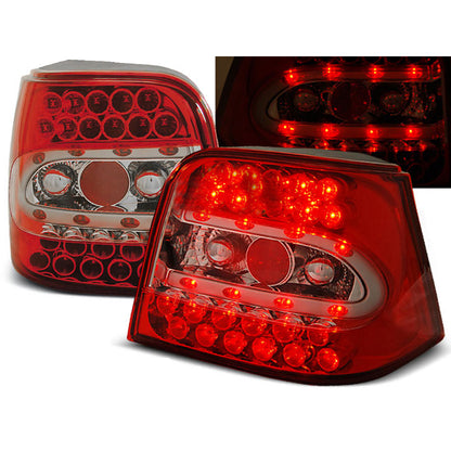 LED Rücklichter Rot Weiß passend für VW Golf 4 09.97-09.03