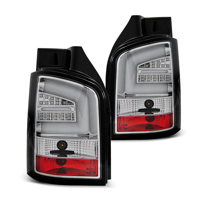 LED Leiste Rücklichter Chrom passend für VW T5 04.03-09