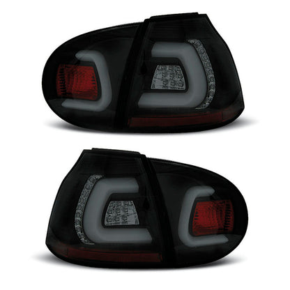 LED BAR Rücklichter Schwarz Rauch passend für VW Golf 5 10.03-09