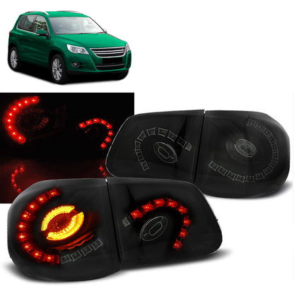 LED Rücklichter Rauch Schwarz passend für VW Tiguan 10.07-11
