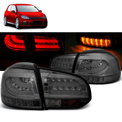 LED BAR Rücklichter Rauch passend für VW Golf 6 10.08-12