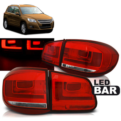 LED BAR Rücklichter Rot Weiß passend für VW TIGUAN 07-07.11