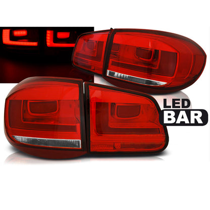 LED BAR Rücklichter Rot Weiß passend für VW TIGUAN 07-07.11