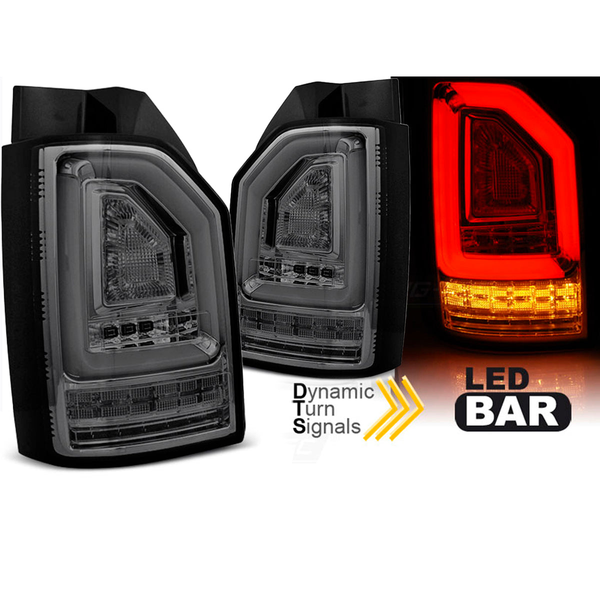 LED BAR Rücklichter Rauch SEQ passend für VW T6 15-19 OEM-Birne