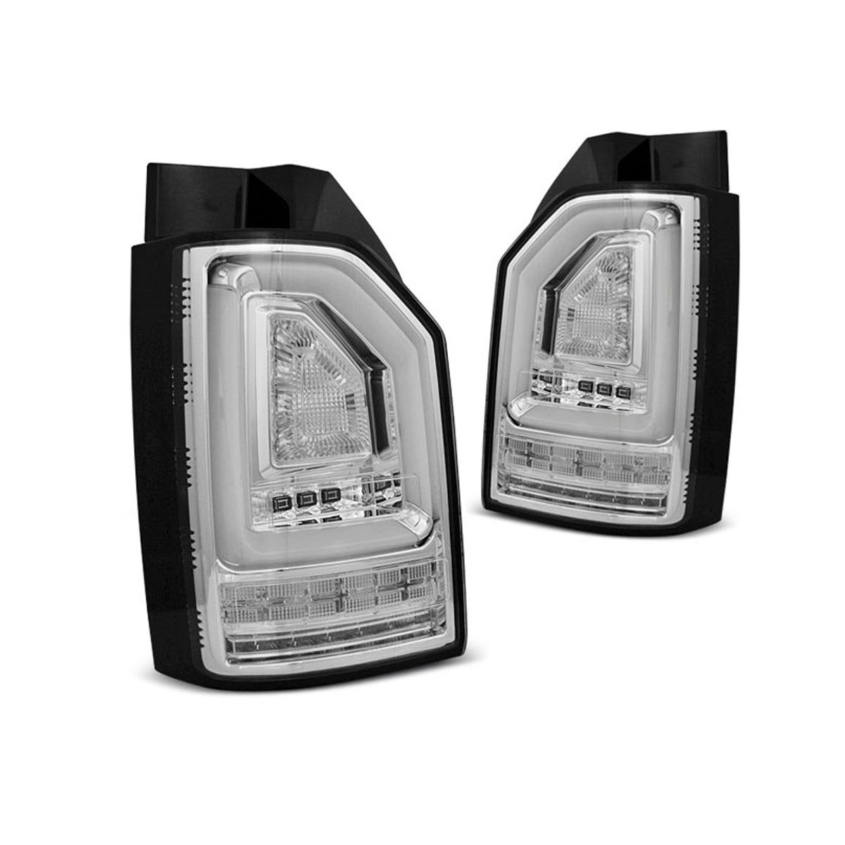 LED BAR Rücklichter Chrom SEQ passend für VW T6 15-19 OEM-LED