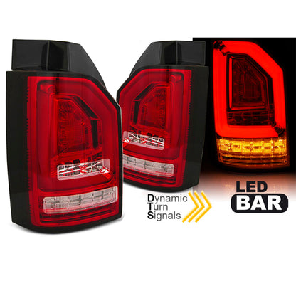 LED BAR Rücklichter Rot Weiß SEQ passend für VW T6 15-19 OEM-LED