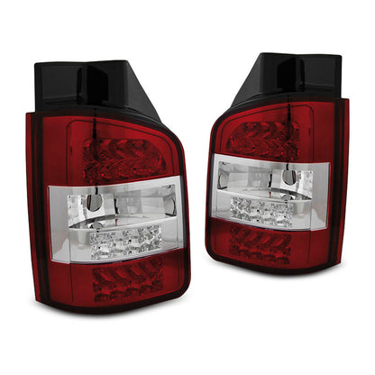 LED Rücklichter Rot Weiß passend für VW T5 10-15 Transporter
