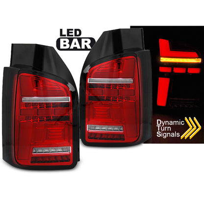 LED BAR Rücklichter Rot Weiß SEQ passend für VW T6 15-19 OEM-Birne