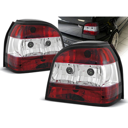 Rücklicht Rot Weiß passend für VW Golf 3 09.91-08.97