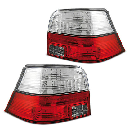 Rücklicht Rot Weiß passend für VW Golf 4 09.97-09.03