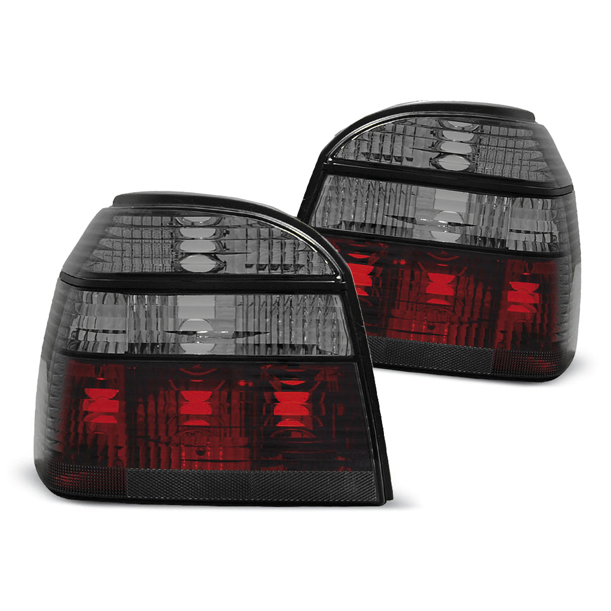 Rücklichter Rot Rauch passend für VW Golf 3 09.91-08.97