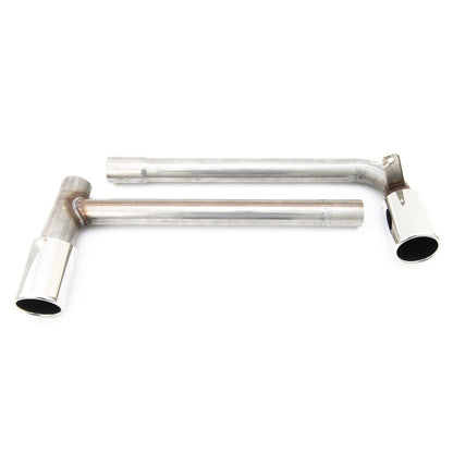 Chrom Edelstahl Auspuffendrohre passend für BMW X1 F48 2014-2022