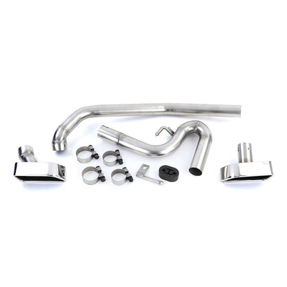 Auspuffendrohre 550-Optik passend für BMW 5er F10 F11 2010-2017