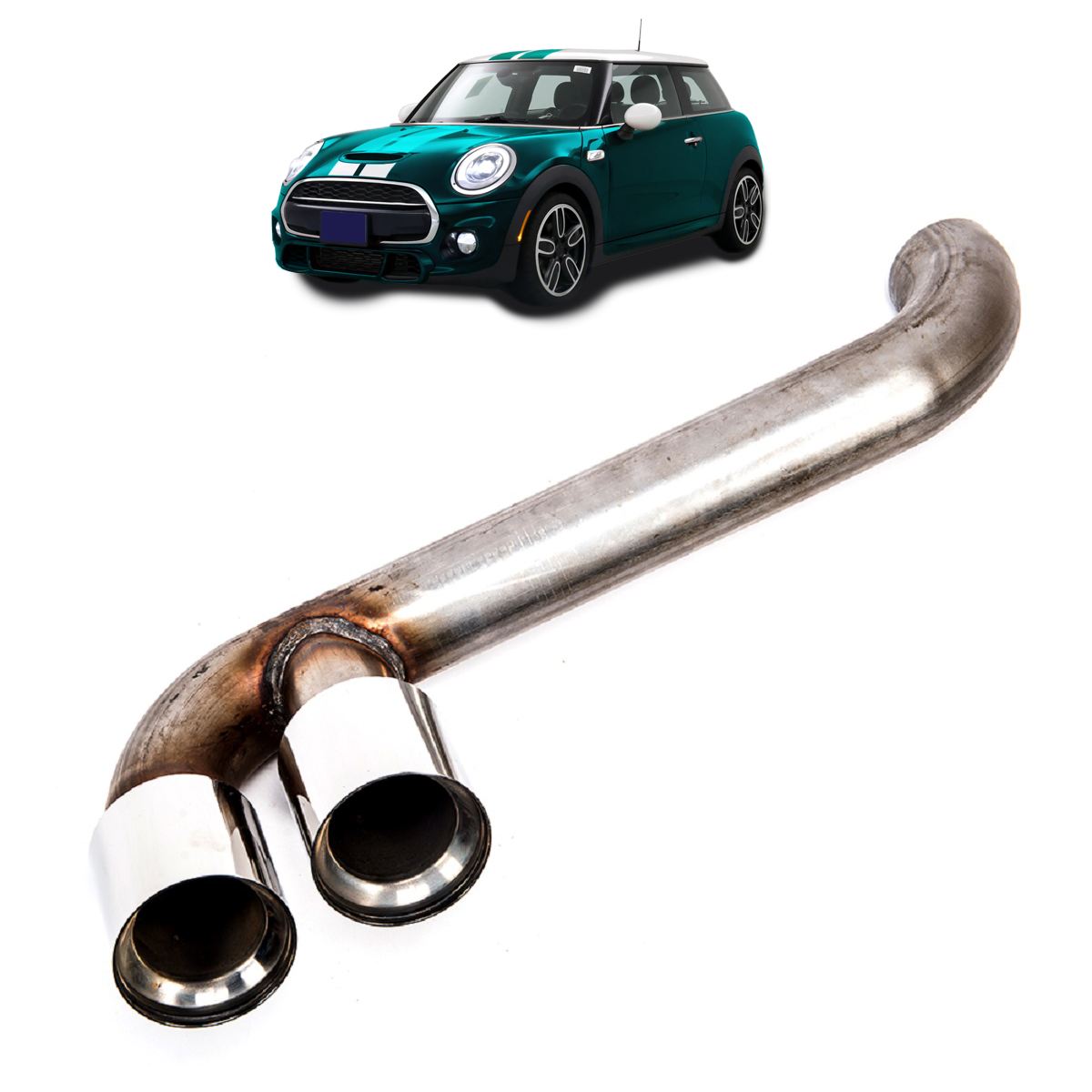 Auspuffendrohre passend für MINI Hatchback (F56) Cabrio (F57) 2013-2024