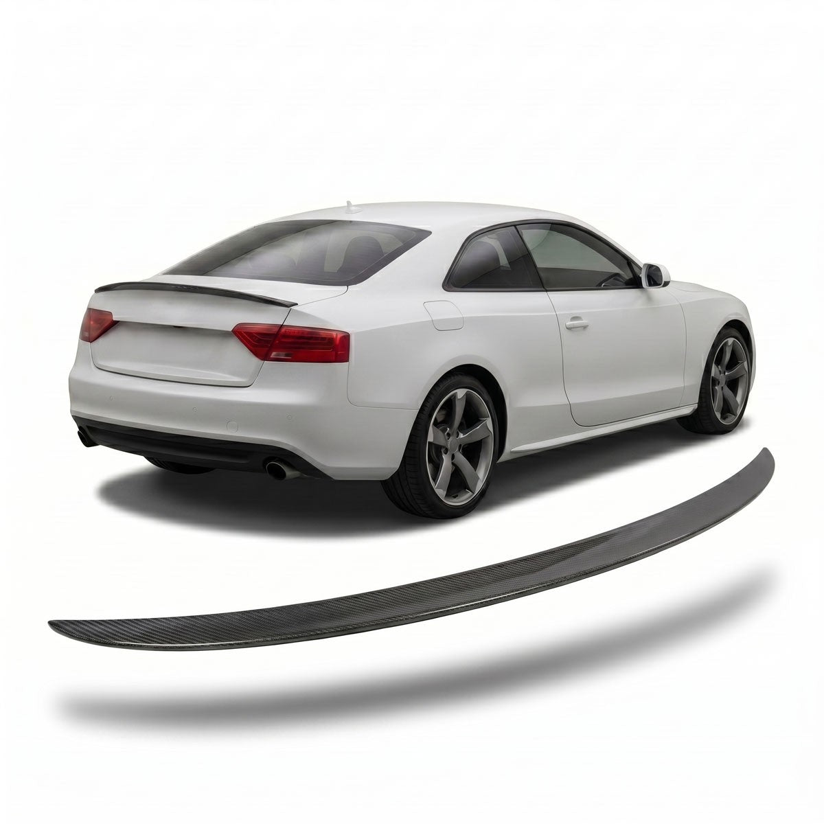 Kofferraumspoiler Carbon-Optik passend für Audi A5 (8T) Coupé 2007-2016