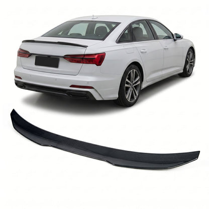 Kofferraumspoiler Carbon Fiber passend für Audi A6 C8 Limousine 2018-2024