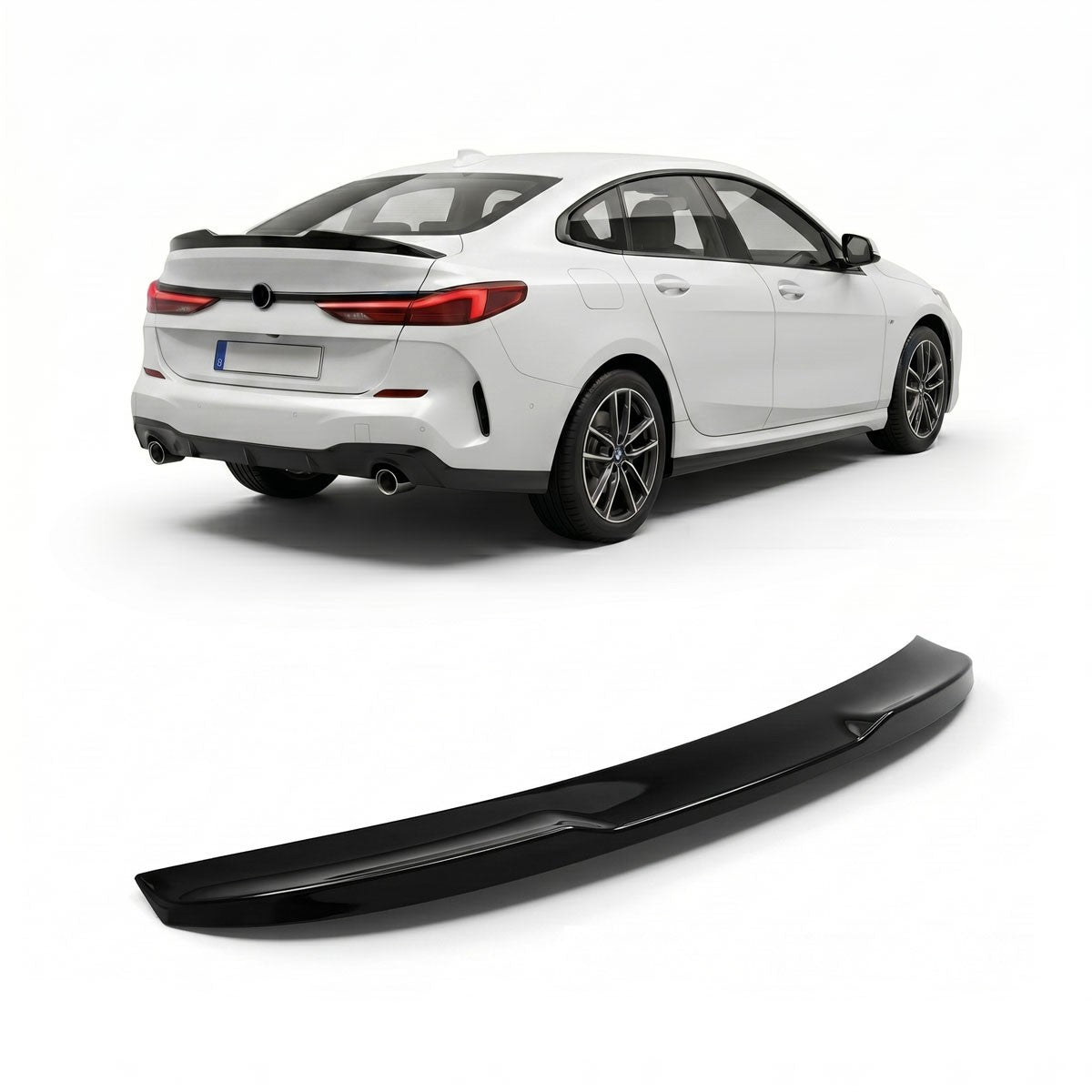 Kofferraumspoiler Hochglanz Schwarz passend für BMW 2er F44 Gran Coupe 2021+