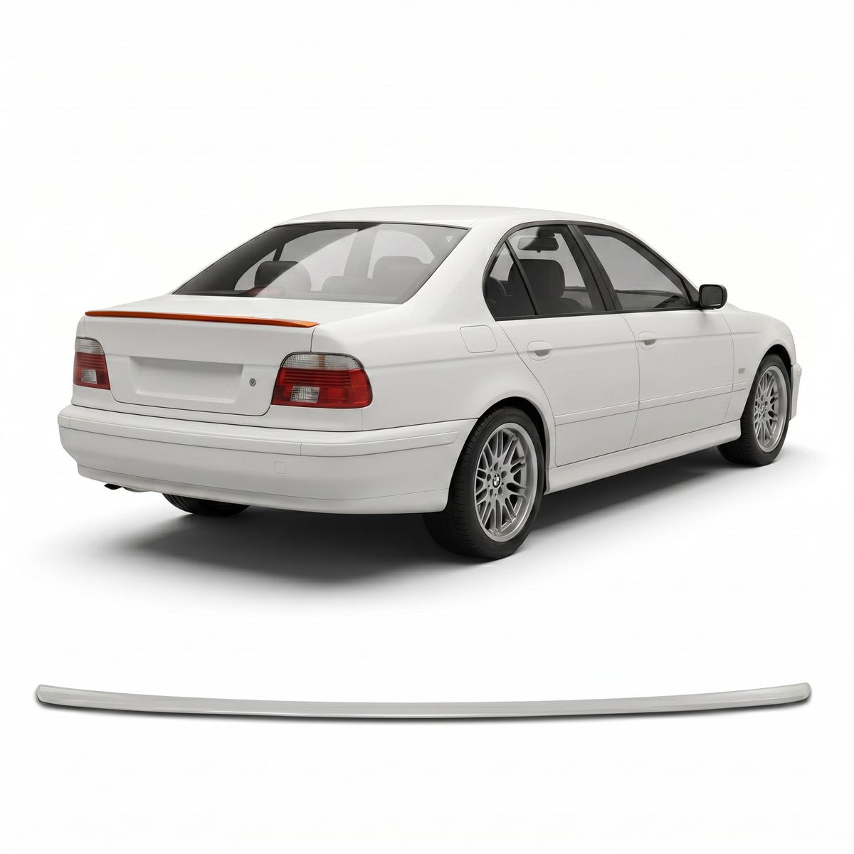 Kofferraumspoiler lackierbar passend für BMW 5er E39 Limousine 1995-2003