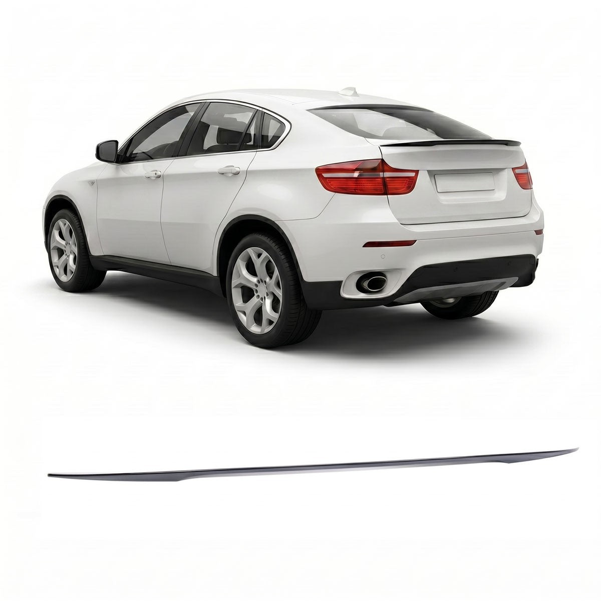 Kofferraumspoiler Hochglanz Schwarz passend für BMW X6 E71 2007-2014