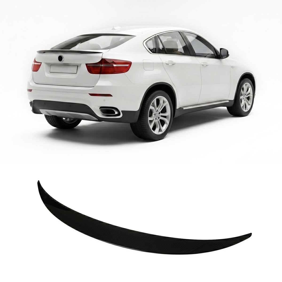 Kofferraumspoiler Carbon-Optik passend für BMW X6 (E71, E72) 2007-2014