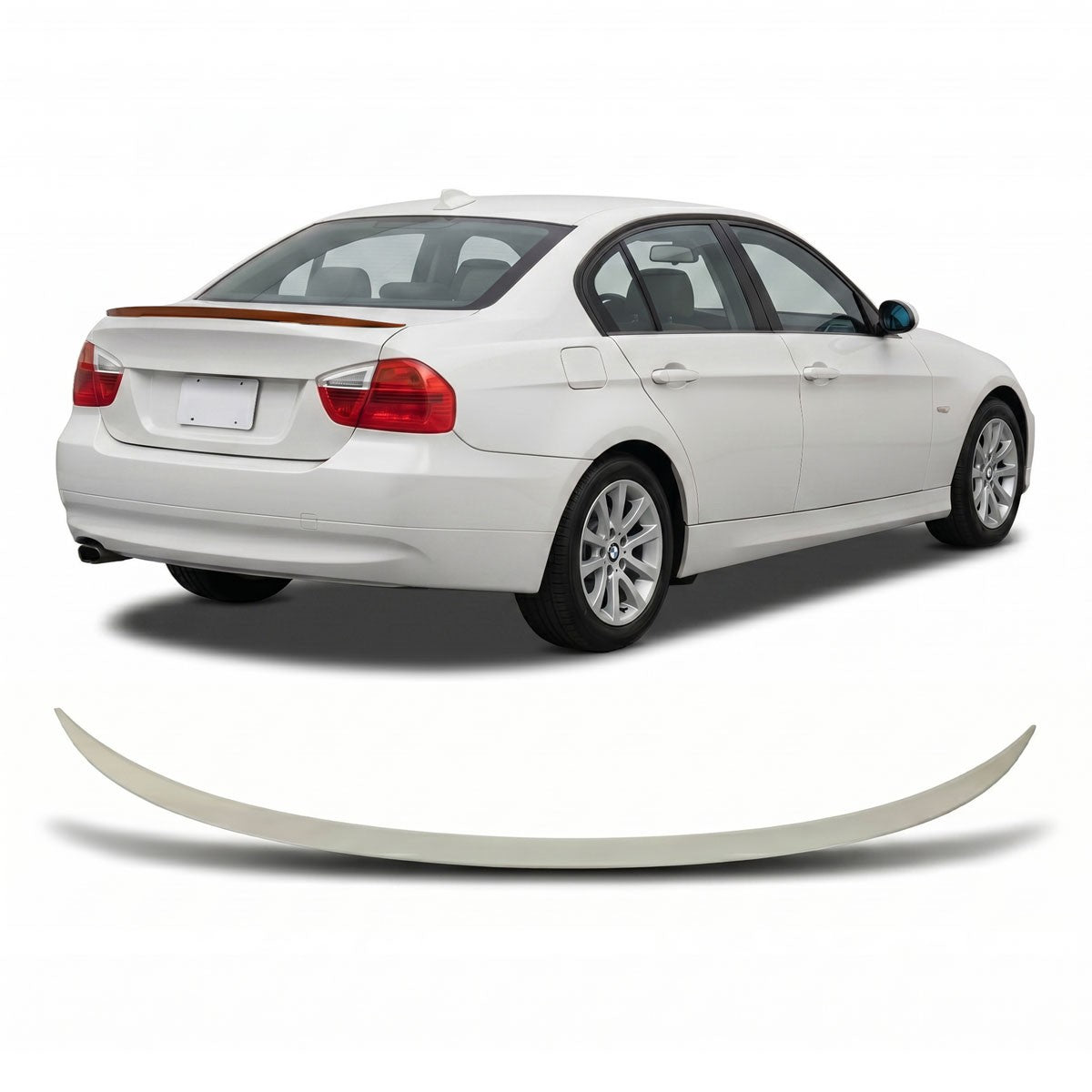 Kofferraumspoiler lackierbar passend für BMW 3er (E90) Limousine 2004-2011