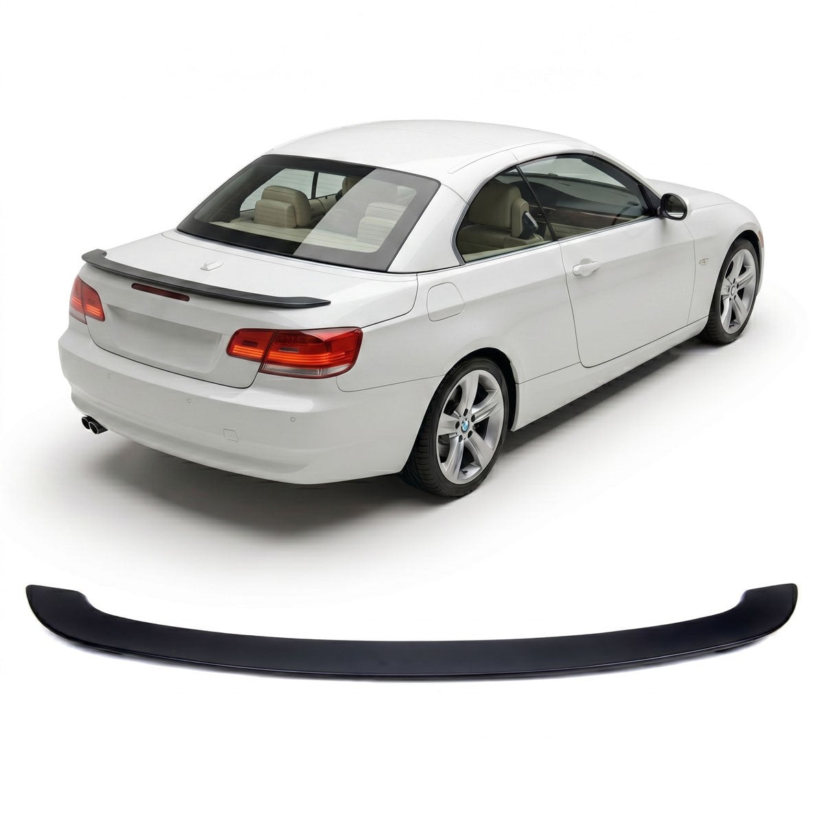 Kofferraumspoiler Matt Schwarz passend für BMW 3er E93 Cabrio 06-13
