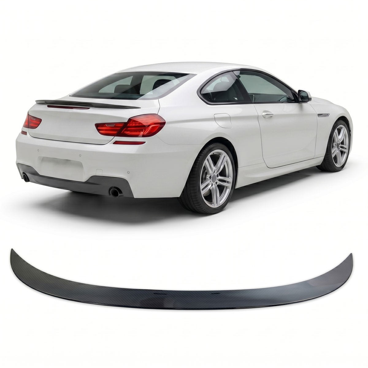 Sport Kofferraumspoiler Carbon-Optik passend für BMW 6 (F13) Coupé 2011-2017