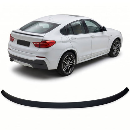 Sport Heckspoiler Matt Schwarz passend für BMW X4 (F26) 2014-2018