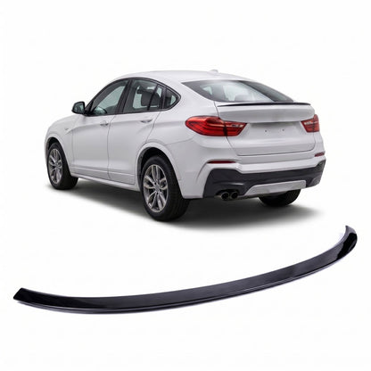 Heckspoiler Hochglanz Schwarz passend für BMW X4 F26 2014-2018