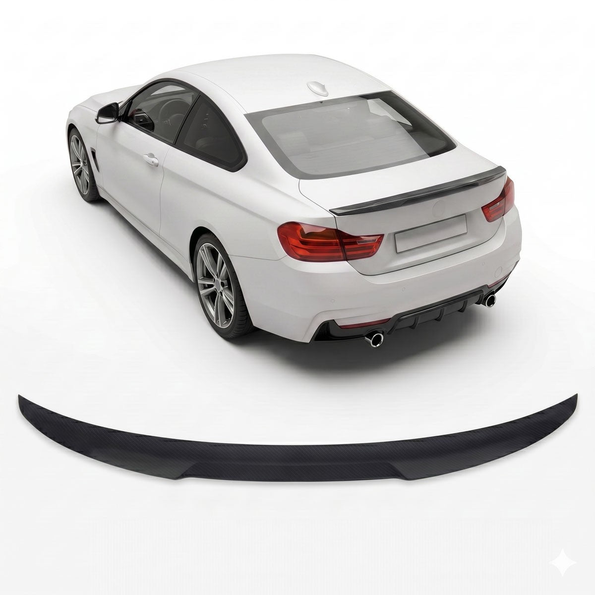 Kofferraumspoiler Carbon-Optik passend für BMW 4er F32 Coupé 2013-2020