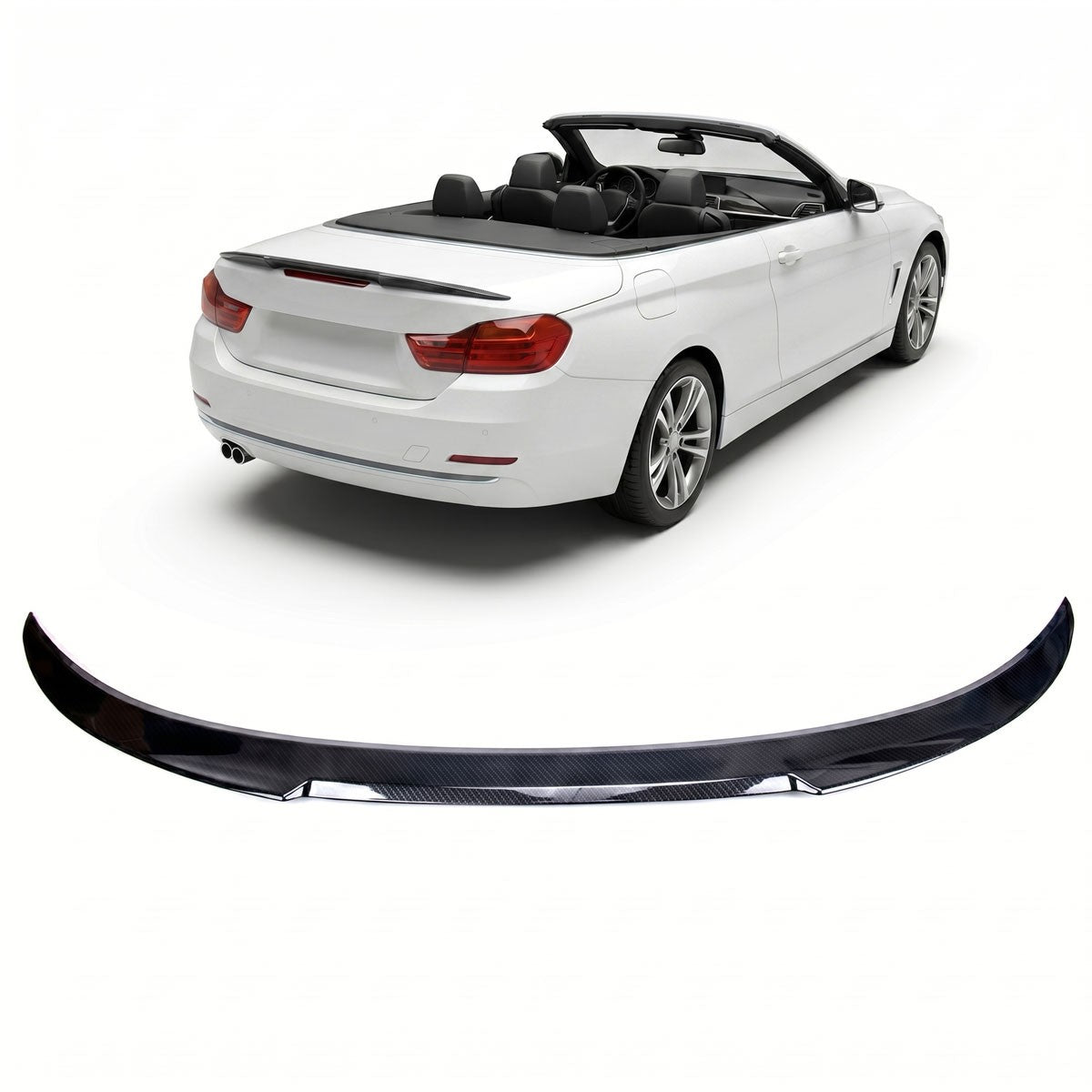 Kofferraumspoiler Carbon-Optik passend für BMW 4er F33 2013-2020