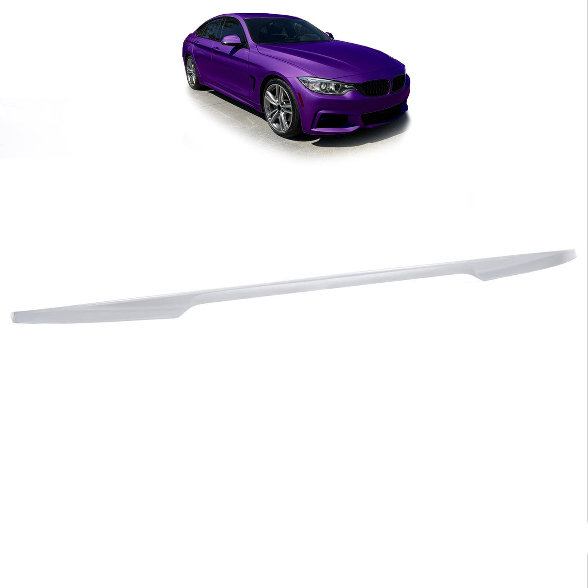 Kofferraumspoiler lackierbar passend für BMW 4 (F36) Gran Coupé 2014-2021