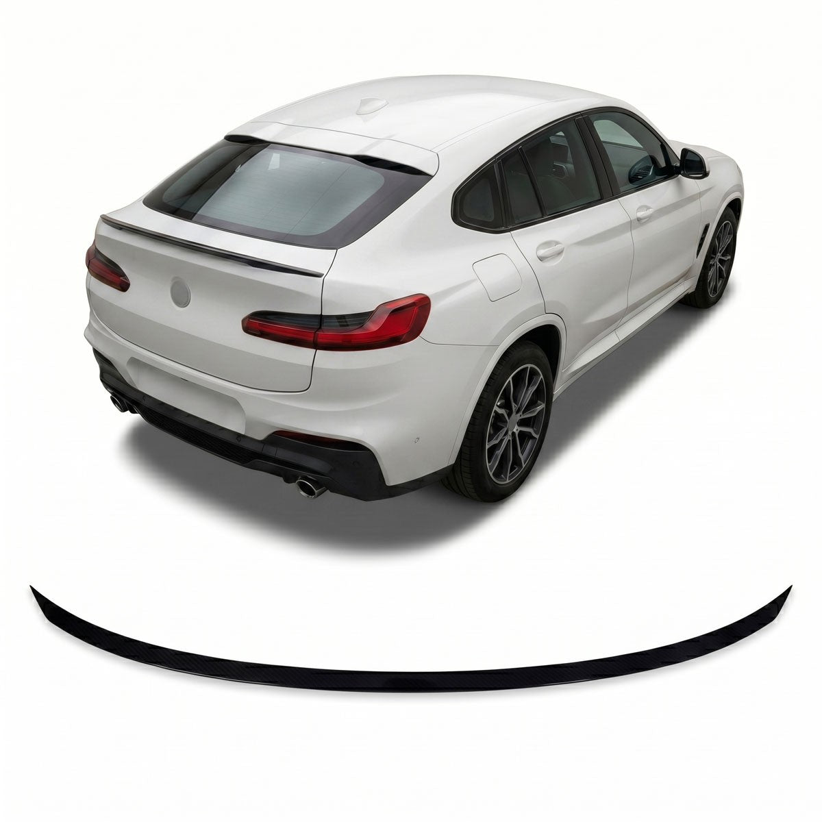 Kofferraumspoiler Carbon-Optik passend für BMW X4 (G02) 2018-2024