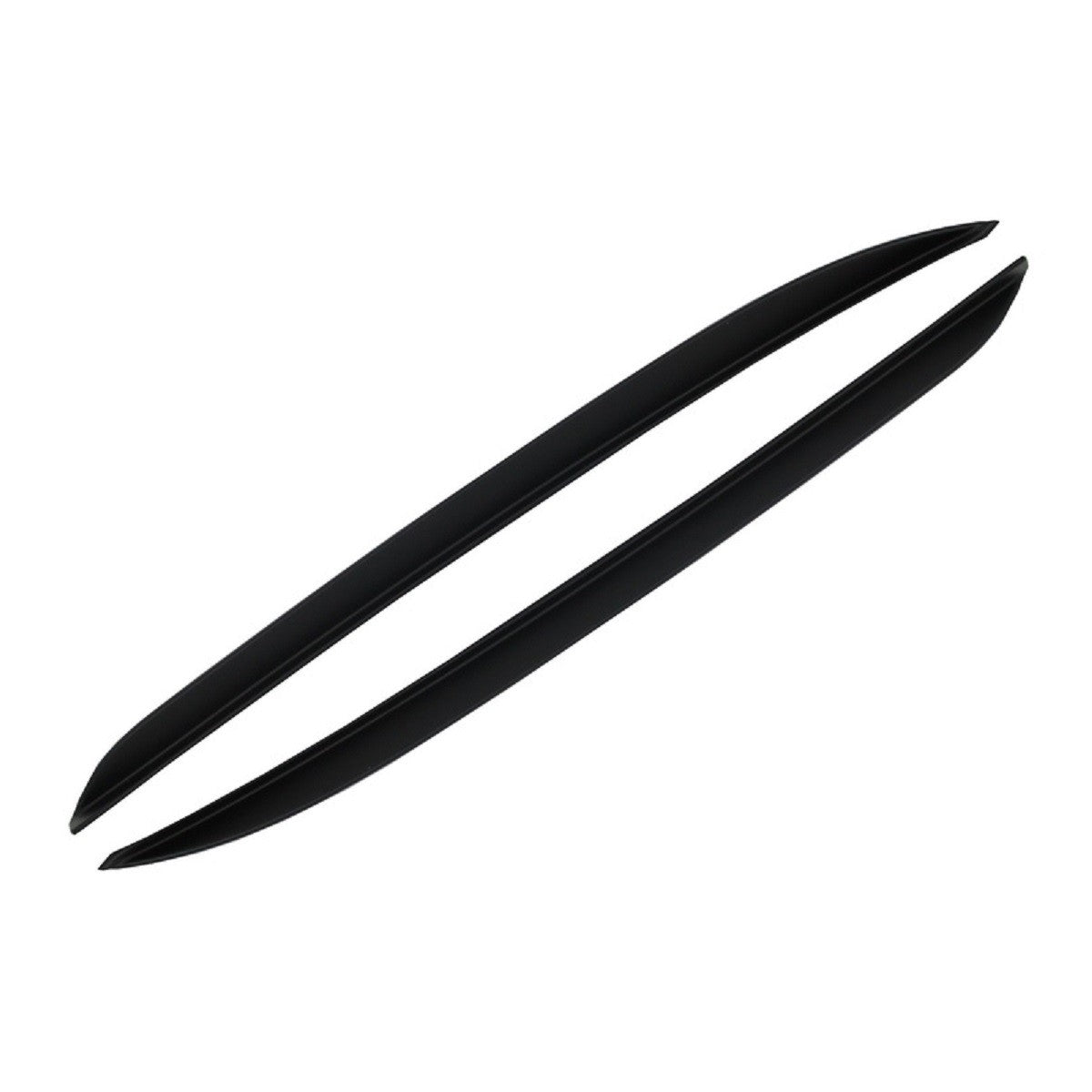 Dach Seitenflügel Spoiler Matt Schwarz Set passend für BMW X6 E71 2007-2014