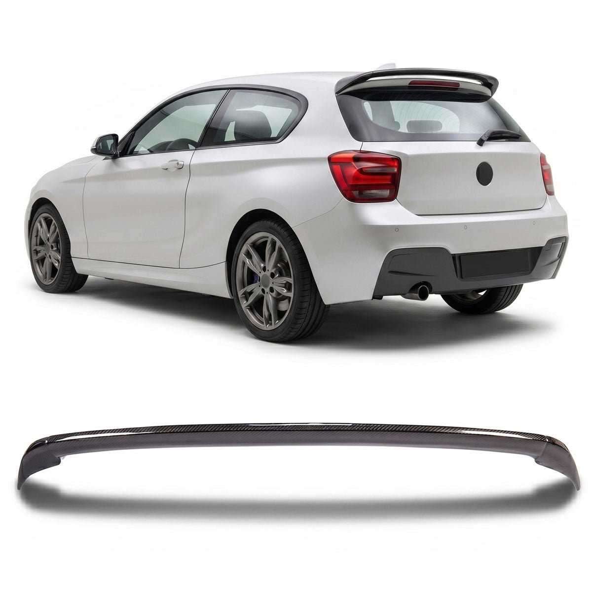 Kofferraumspoiler Carbon-Optik passend für BMW 1er F20 F21 2011-2019