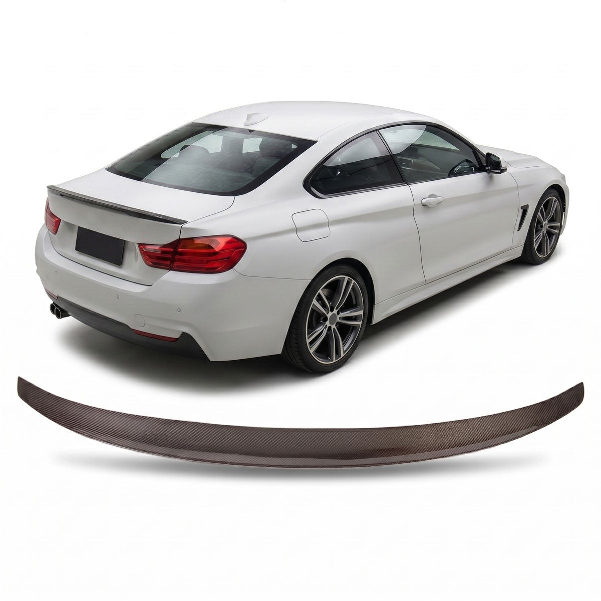 Kofferraumspoiler aus Carbon passend für BMW 4 (F32) Coupé 2014-2016