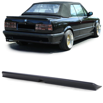 Kofferraumspoiler Matt Schwarz passend für BMW 3er E30 1982-1990