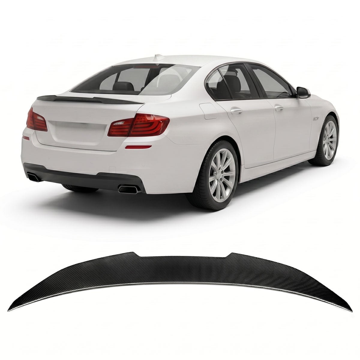 Heckspoiler Carbon-Optik passend für BMW 5er F10 2009-2016