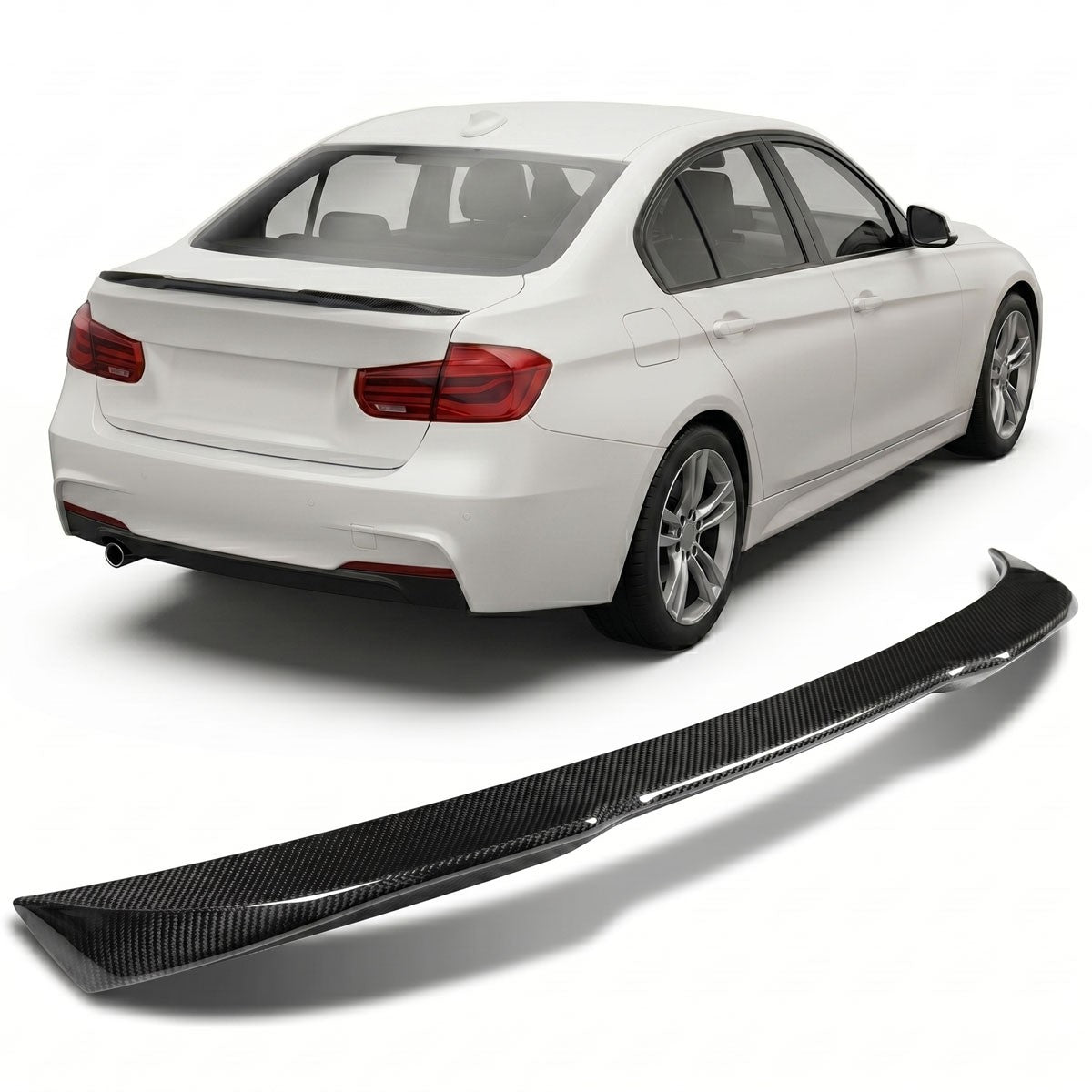 Sport Kofferraumspoiler Carbon-Optik passend für BMW 3 F30 Limousine 2011-2018