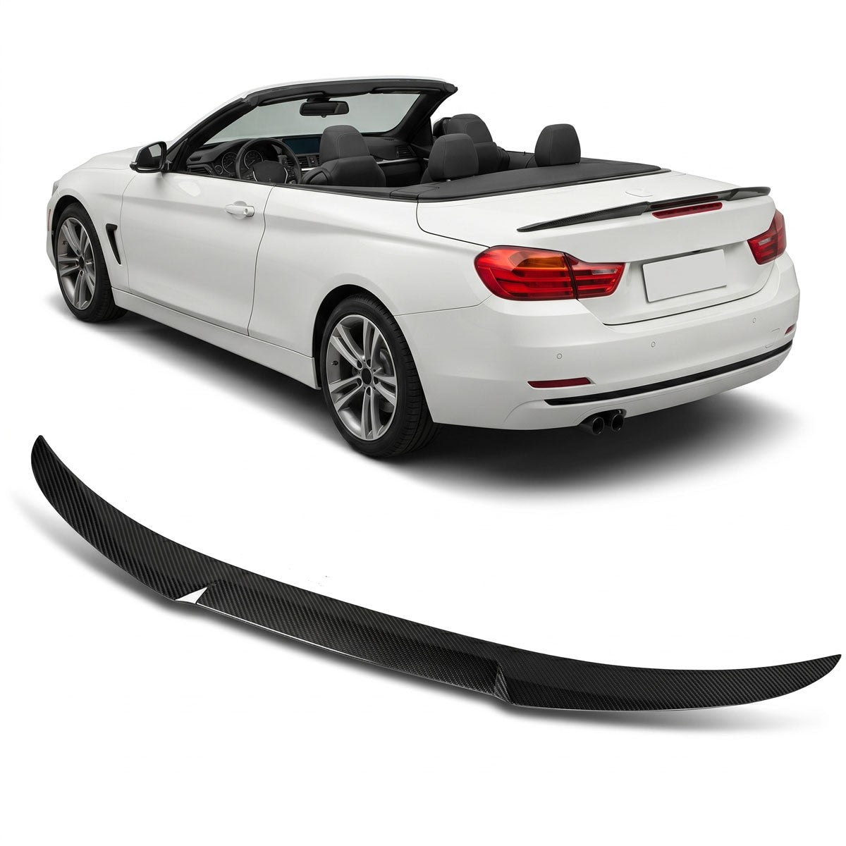Kofferraumspoiler Carbonfaser passend für BMW 4er F33 2013-2020