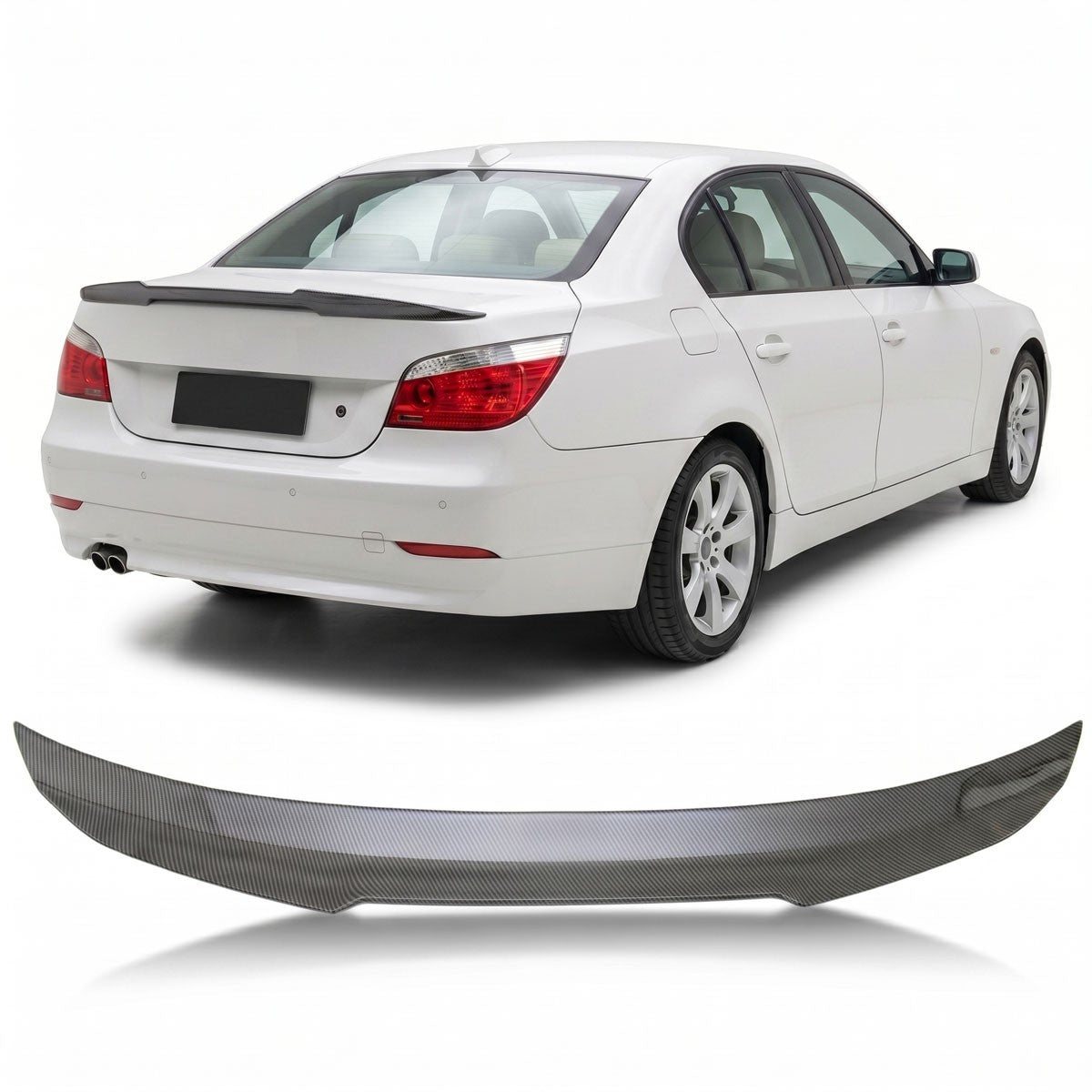 Kofferraumspoiler Carbon-Optik passend für BMW 5 (E60) 2003-2010